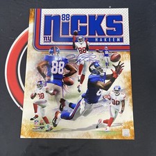 Hakeem Nicks #88 New York Giants SIGNED 16x20 Photo BG COA AUTOGRAPHED