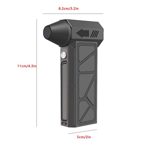 130000 RPM Mini Blower Handheld Electric Turbo Jet Fan Vacuum Cleaner High-Speed - Picture 10 of 12