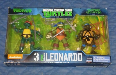 2014 * LEO 3 PACK EXKLUSIV (MIB) * TMNT NINJA TURTLES KOMBINIERT P&P