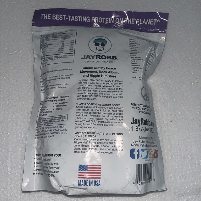 Jay Robb Egg White Unflavored Protein Powder Outrageously Delicious 12 Ounces for sale online