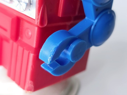 Aoki Cragstan - Red / Blue Wind-up Robot - Works - No Box - Made In Japan - Picture 5 of 12