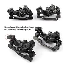 Juwaacoo Mechanisches Scheibenbremse Set Für Mountainbike – Vorne & Hinten, Speed Clip System