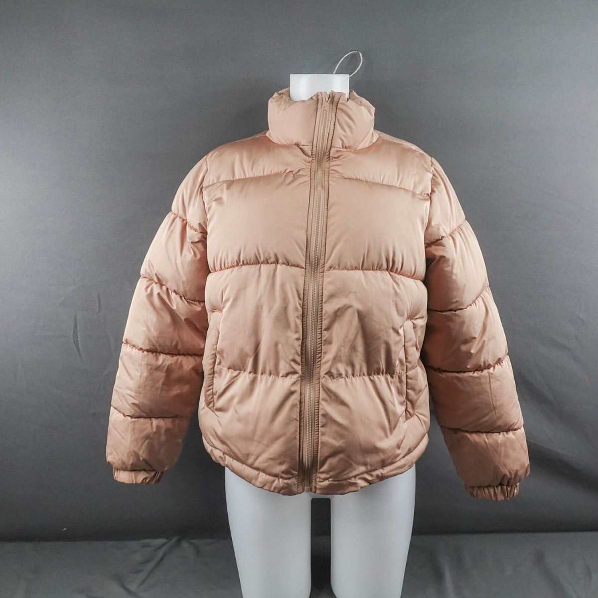 Winter Tan Bubble Jacket Long Puffer Jacket Street Style Long Tan