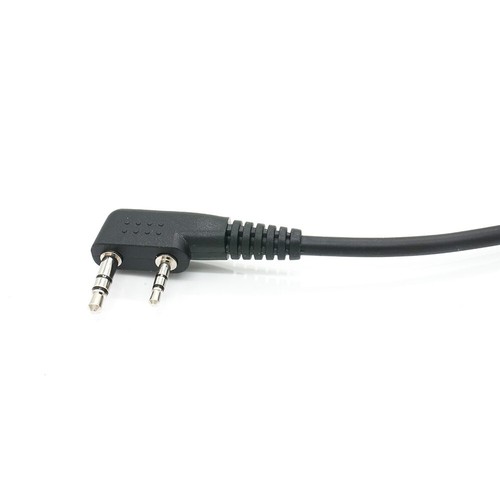Coil Cord Cable Rugged Radios 2-Pin To 5-Pin For Kenwood Two Way Radios Headsets - Zdjęcie 4 z 6