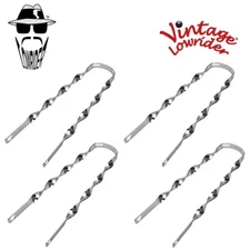 (4) F&R Original Lowrider 20" Bicycle Replacement Flat Twist Chrome Fender Brace