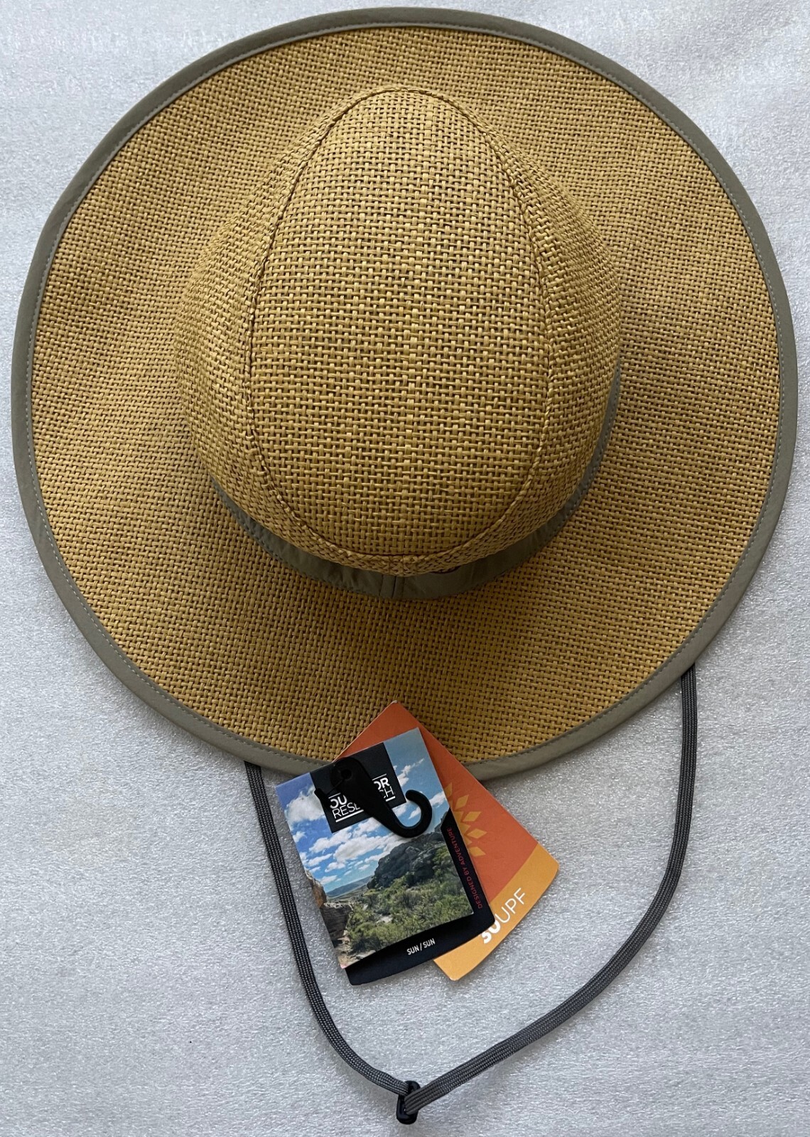 OR OUTDOOR RESEARCH 30 UPF SUN HAT, M, COLLAPSIBLE PAPYRUS, 