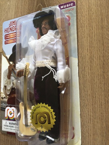 MEGO JIMI HENDRIX FIGURE NEW SEALED NUMBERED 9 LOW NUMBER! - Picture 6 of 8