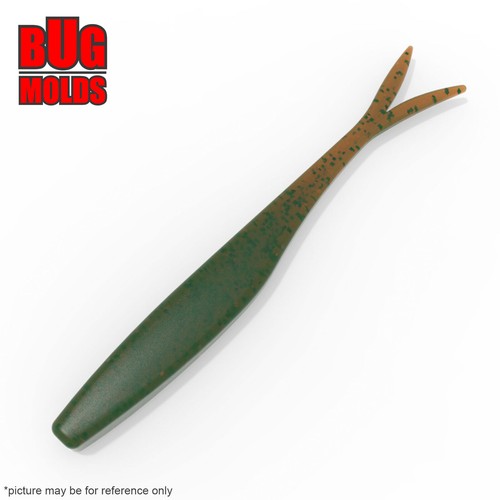 Köder zum Selbermachen Angelform weiche Kunststoffköder Köder Plastisol Bass flache Nase Minnow - Bild 3 von 3