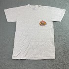 Talladega Shirt Mens Medium Gray Alabama 2010 Feel The Thunder Racing Pocket* — photo 1