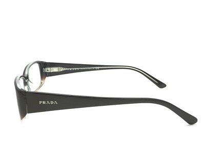 Prada VPR 07M ZXB-1O1 Women's Brown Rectangular Eyeglasses