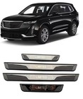 Accessories For 2025 Cadillac XT6 Door Plate Sill Protector Scuff Guard Cover