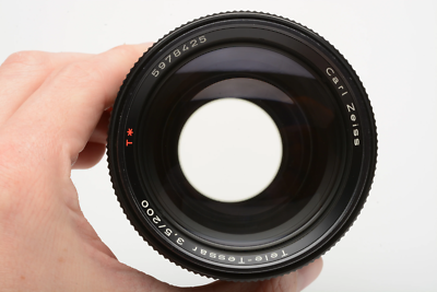 Contax Tele-Tessar 200mm f3.5 AEG T* lens for Contax/Yashica mount