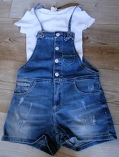 ZARA💙% SALE % Latzhose Overall Jumpsuit Latzshorts Jeans 116 NEU NP 31,- €