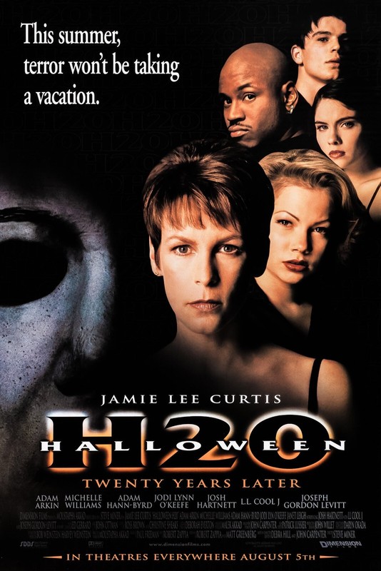 Halloween movie poster H20 poster : 11 x 17 inches : Jamie Lee Curtis poster