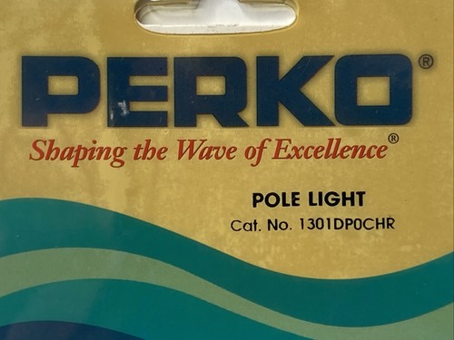 Perko 1301DP0CHR Fixed-Mount White All-Round Light - 8.5" Height with Black Base - Picture 4 of 15