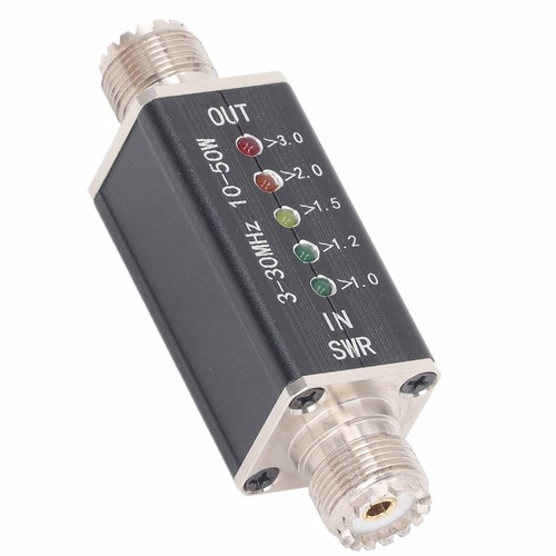 10‑50W Standing Meter Shortwave LED Indicator SWR Meter For Antenna Radio - Zdjęcie 14 z 22