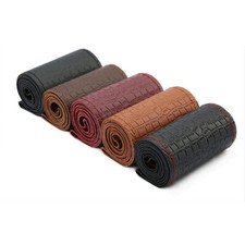 New Genuine Leather Car Steering Wheel Cover For Men Women Universal 14.5