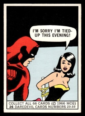 1966 Marvel Super Heroes #26 I'm sorry I'm tied-up  NM/MT *e1