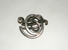 Beautiful Vintage Scottish Ola Gorie Orkney Silver Brooch