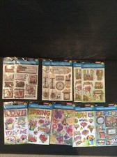 Lot Of 11 Packages Of Jot Stickers 80 Dimensional Stickers Paper Crafts Scrap