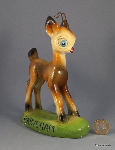 Figura de pub publicitaria BABYCHAM de colección rara - década de 1950 - Imagen 2 de 11