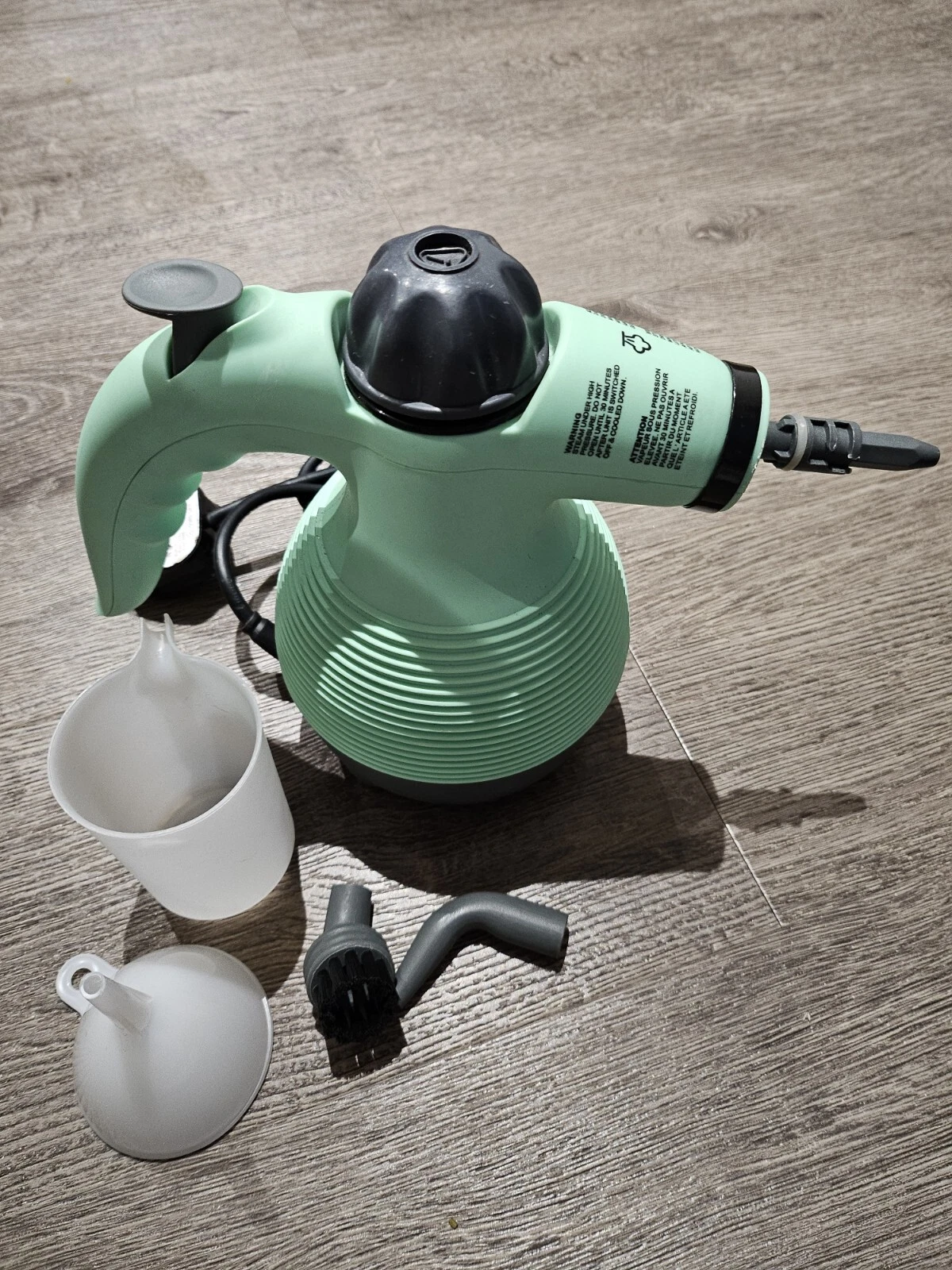 Steam Cleaner, Portable Pressurized Steamer with 4 Piece Accessories
