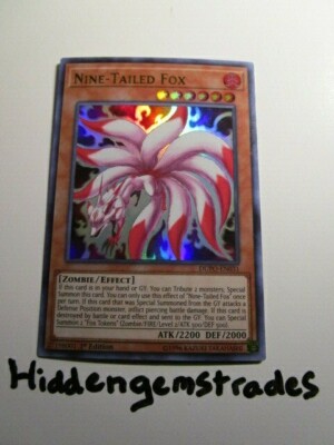 Yugioh! Nine-Tailed Fox DUPO-EN031 Ultra Rare 1st Edition Near Mint! | eBay