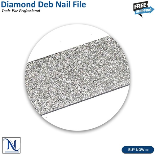 Double Sided Nail File Compatible with Diamond Deb Style Manicure Pedicure 6Pcs - Picture 8 of 12