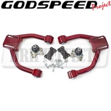 Godspeed Adjustable Front Upper Camber Arms W Ball Joints Honda Prelude 97-01