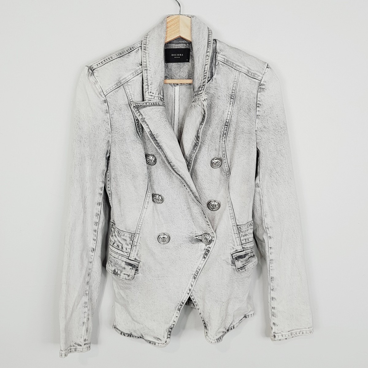 DECJUBA Womens Size Ellen Denim Military Jacket Australia