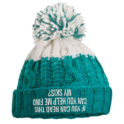 Lustige Ski-Apres-Beanie Wenn Sie das lesen können, helfen Sie mir, meine Ski zu finden Geschenk...