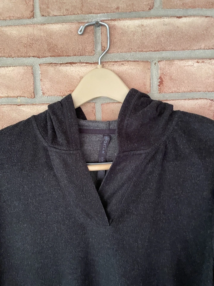 Gaiam Mujer Negro Pullover-Manga Larga Sudadera con Capucha Talla 1X Súper Suave Foto 3 de 4