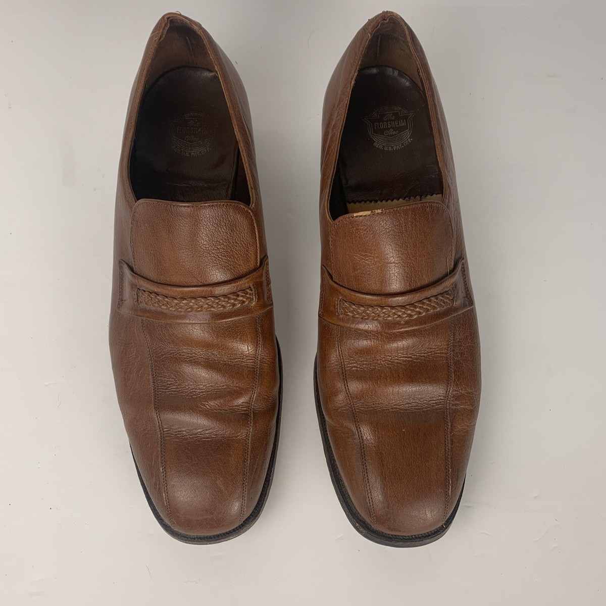 FLORSHEIM Royal Imperial RITZ Cognac Brown Leather Loafer  display picture 1