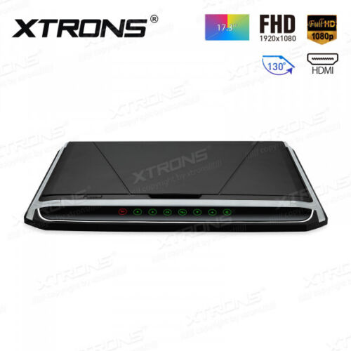 XTRONS 43,9 cm Klappbares HD Display für Auto DVD Deckenmonitor 17" HDMI USB IR - Bild 6 von 8