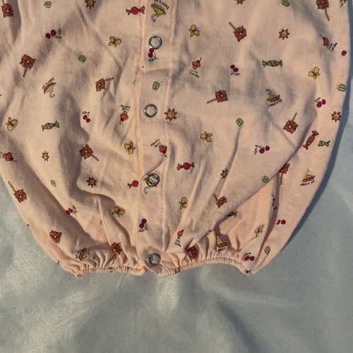 Baby Rhino Two Way Pink Patterned One Piece baby size 0-3 NO SIZE TAG - Picture 4 of 6