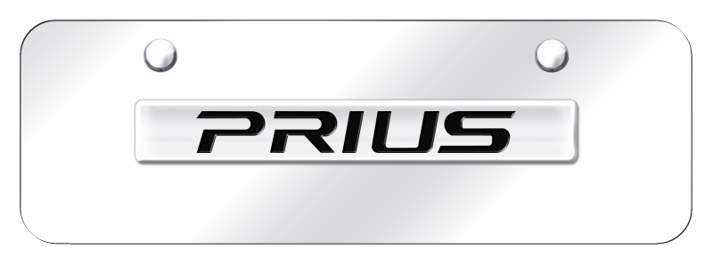 Toyota Prius 3D Nameplate Logo Stainless Steel Mini Front License Plate Official
