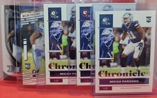 5X MICAH PARSONS ROOKIE RC Card lot NFL FOOTBALL INVEST CHRONICLES CRUSADE PREST