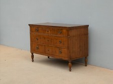 Comò cassettone lastronato in noce, filettato, '800 - L 132 cm!