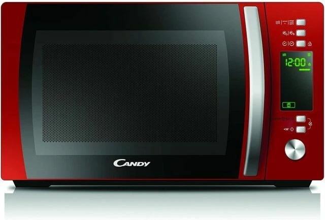 Microondas de color principal rojo