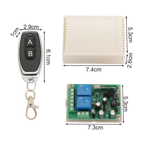 433MHz Funk Universal Garagentor Handsender 5X Fernbedienung +Empfänger AC220V - Bild 5 von 14