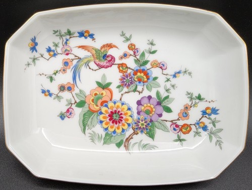 Kaiser 7 1/2" Tazón para Servir Estilo Oriental Nanking y 4" Plato de Baratija con Pensamientos - Imagen 2 de 6