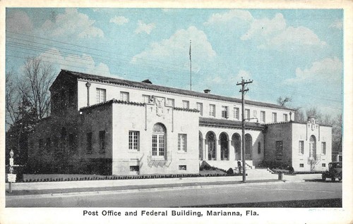 Oficina de correos y edificio federal, Marianna, Florida Condado de Jackson década de 1920 de colección