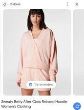 Sweaty Betty After Class V-Neck Relaxed Hooded Cropped Sweatshirt - Women S 4-6