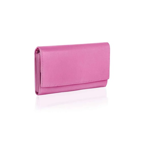 Monedero de cuero 0455 cuero napa suave 17 cm protección RFID Lorenz - Imagen 6 de 13