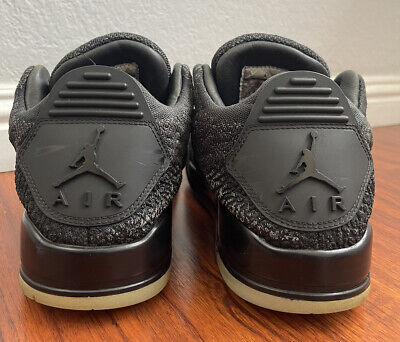 Jordan 3 Retro Flyknit Black 2018-AQ1005-001 Size 10 Men Jordan 3 Retro Flyknit Black 2018-AQ1005-001 Size 10 Men