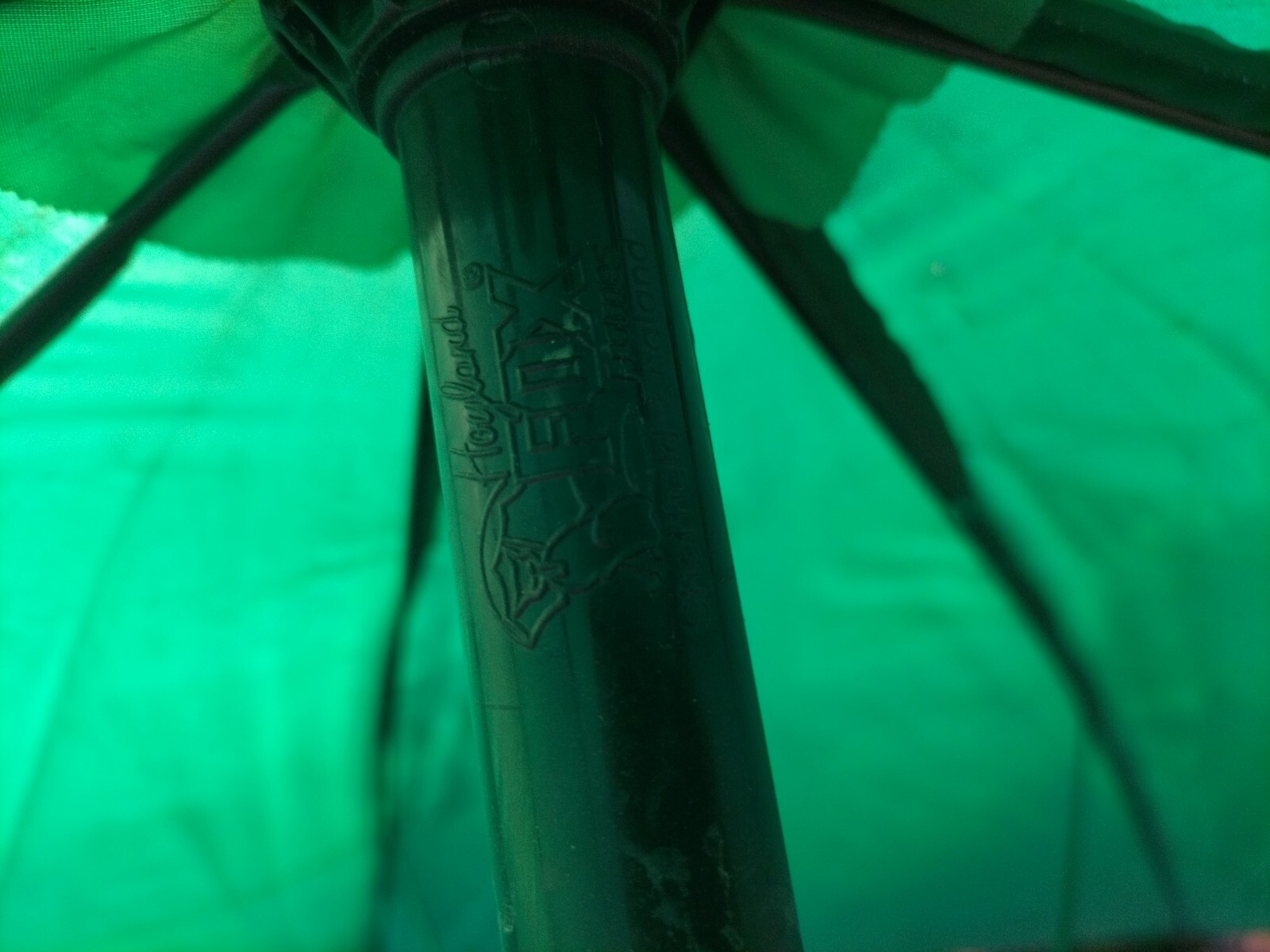 Fox Fishing Brolly Umbrella And Dinsmore Net Handle Fishing Joblot eBay