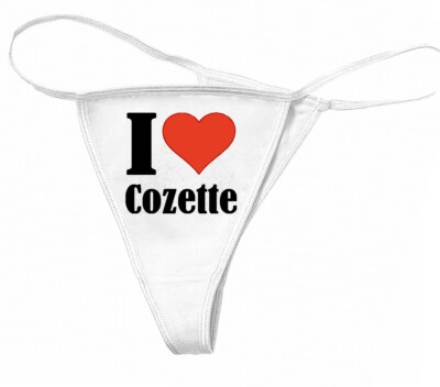 String Tanga I Love Cozette das ideale Geschenk für Valentinstag Weihnachten TOP