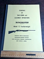 Sequence Of Take Down And Assembly Operations Winchester Model 12 Featherweight