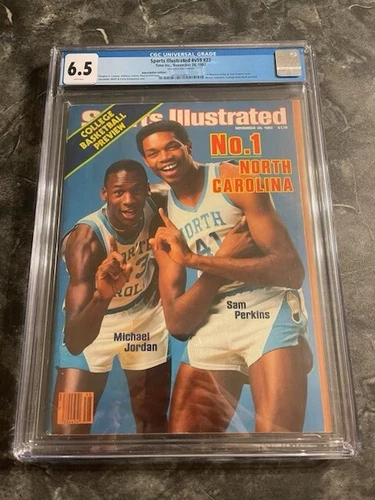 CGC 6.5 -Michael Jordan November 28th 1983 Sports Illustrated Magazine 1st Cover