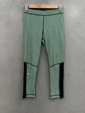 Under Armour Women’s Small Running Active Crop Leggings Yoga Pants Green